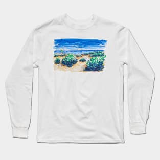 Cancun Beach colorful and fresh Long Sleeve T-Shirt